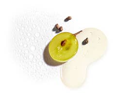 Organic grape water and grapeseed oil